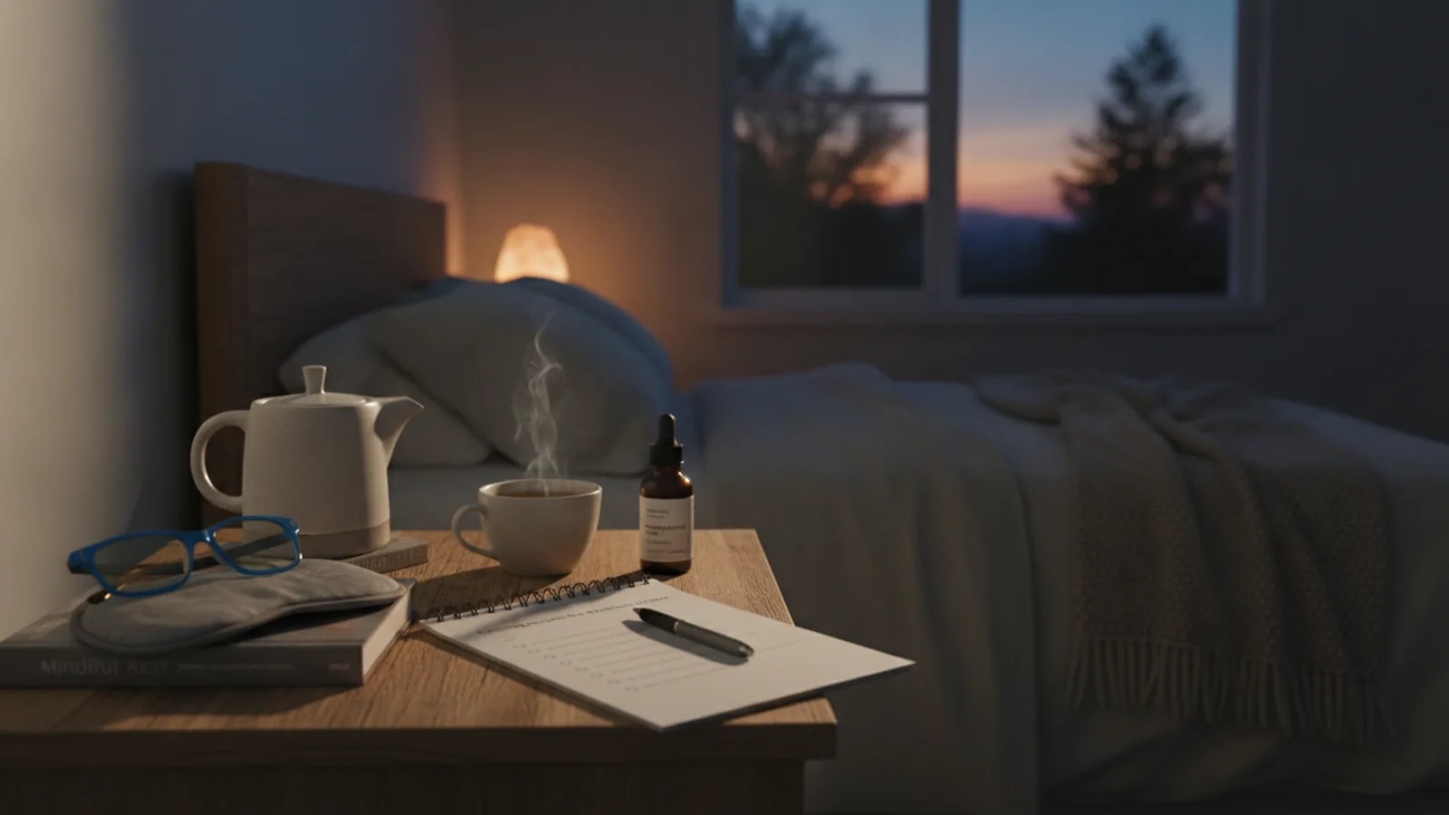 A Realistic Evening Routine For Better Sleep Habits Checklist For First Time Readers cover image