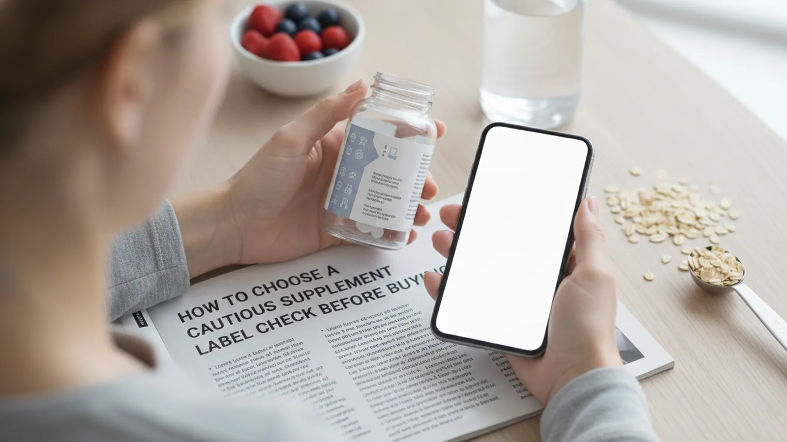 How To Choose A Cautious Supplement Label Check Before Buying cover image