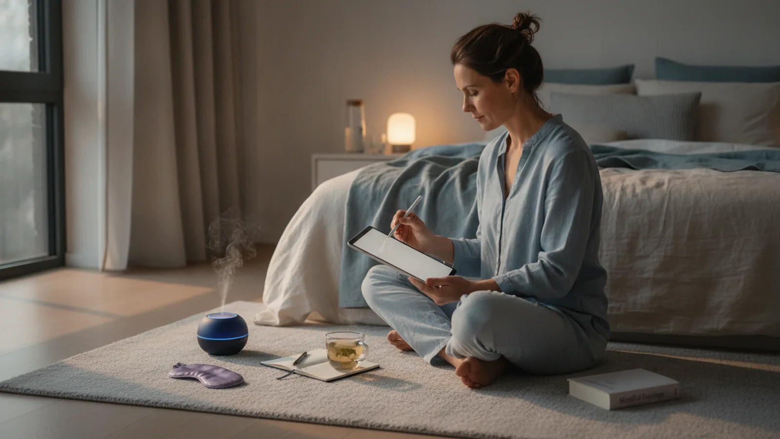 How To Plan A Realistic Evening Routine For Better Sleep Habits cover image