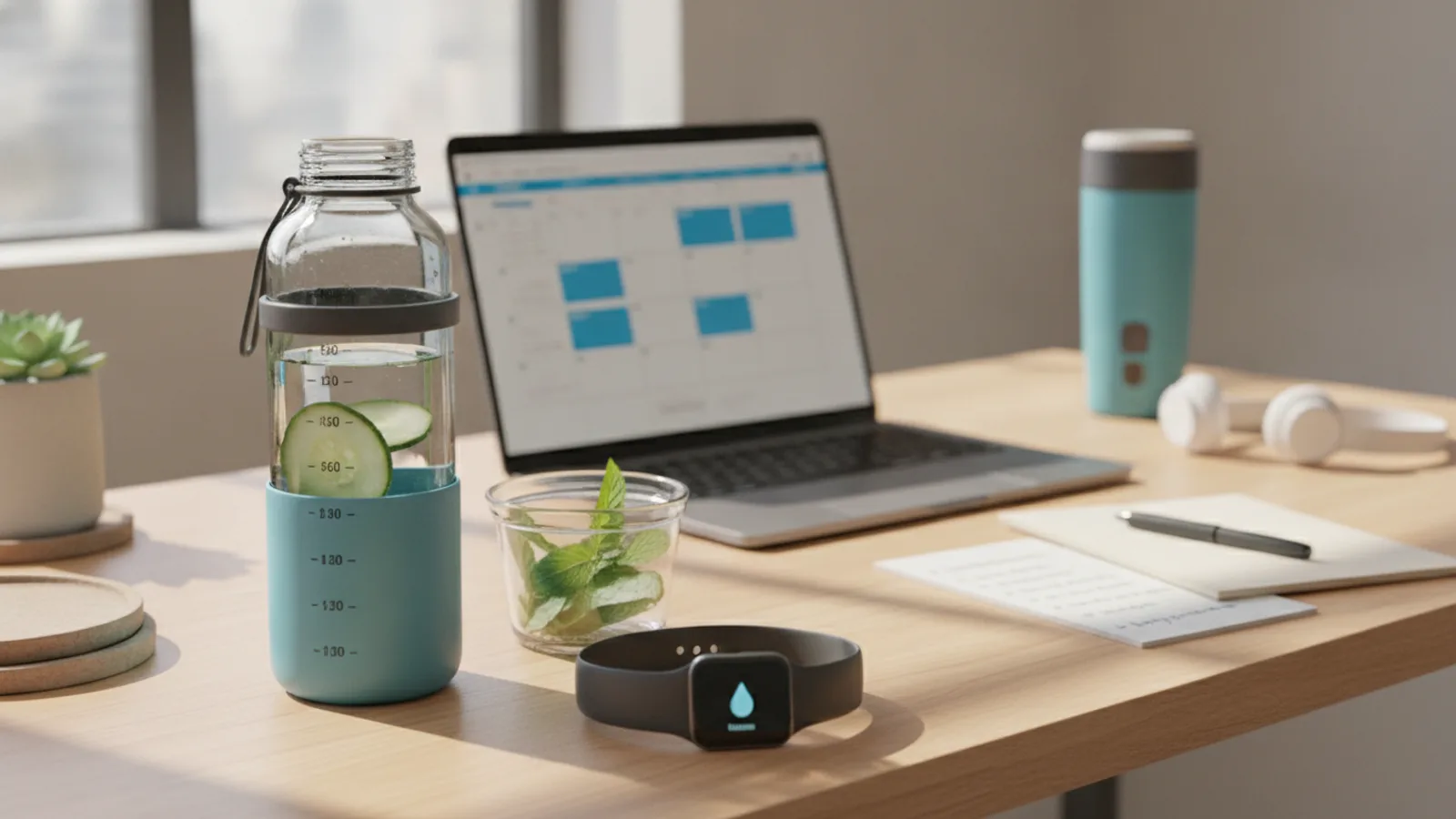 How To Plan A Simple Hydration Habit For Busy Working Days cover image